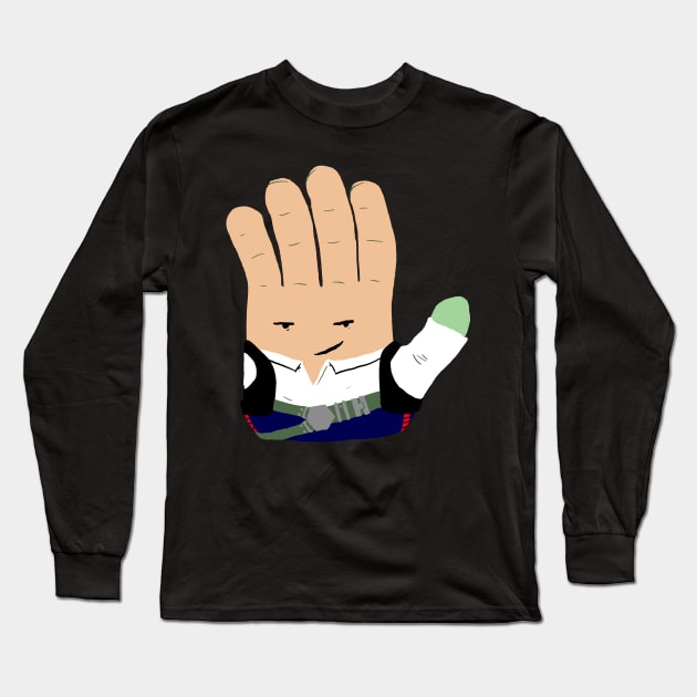 Hand Solo Long Sleeve T-Shirt by jonah block